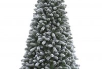 10 Foot King Flock Artificial Christmas Tree With 1250 Warm White with regard to sizing 1864 X 2549