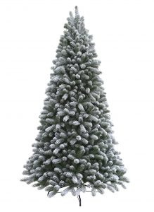 10 Foot King Flock Artificial Christmas Tree With 1250 Warm White with regard to sizing 1864 X 2549