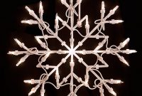 2 Large White Snowflake Christmas Window Fairy Light Silhouette Xmas intended for proportions 1125 X 1500