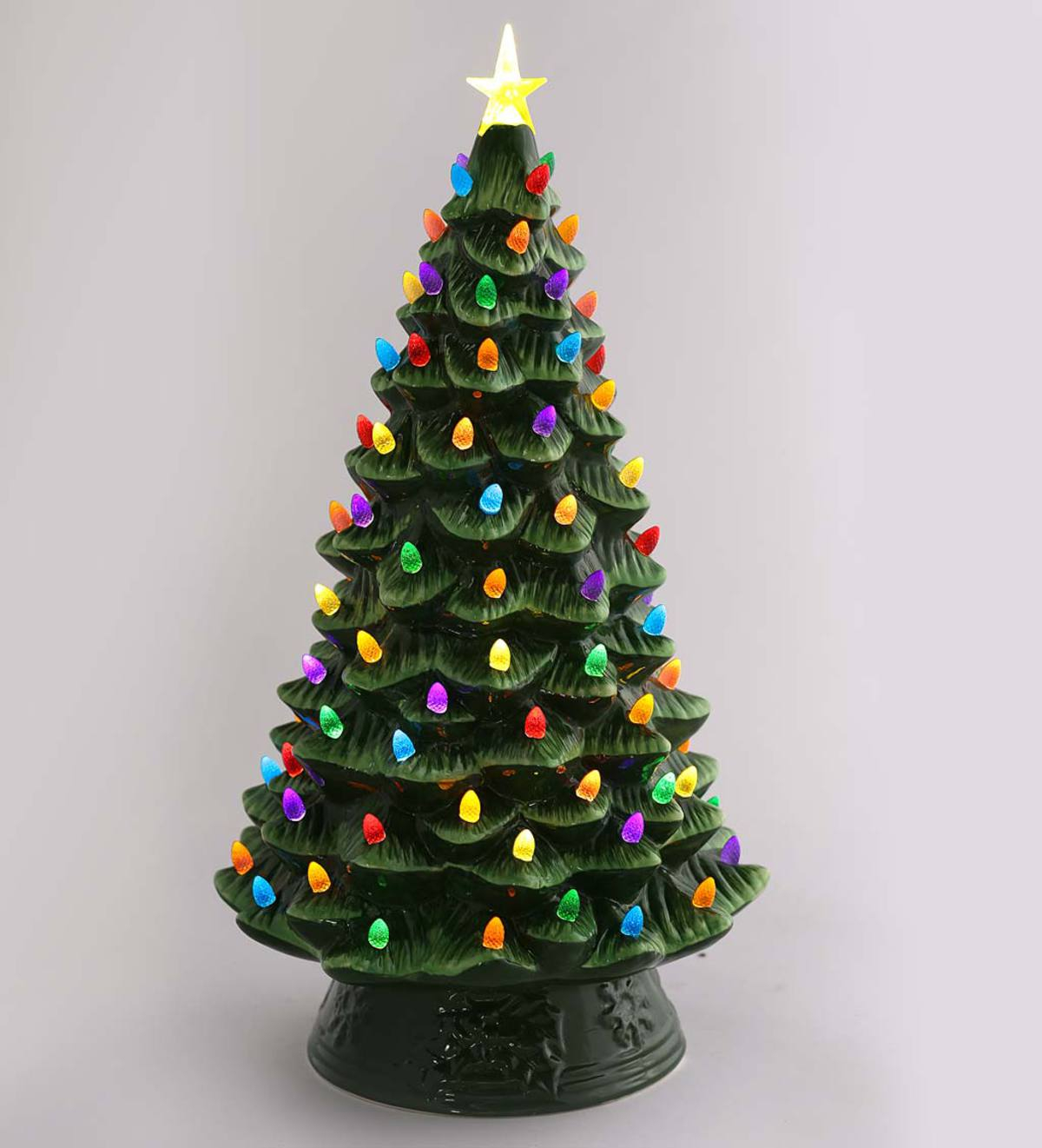 20 Indooroutdoor Battery Operated Lighted Ceramic Christmas Tree with regard to measurements 1200 X 1321