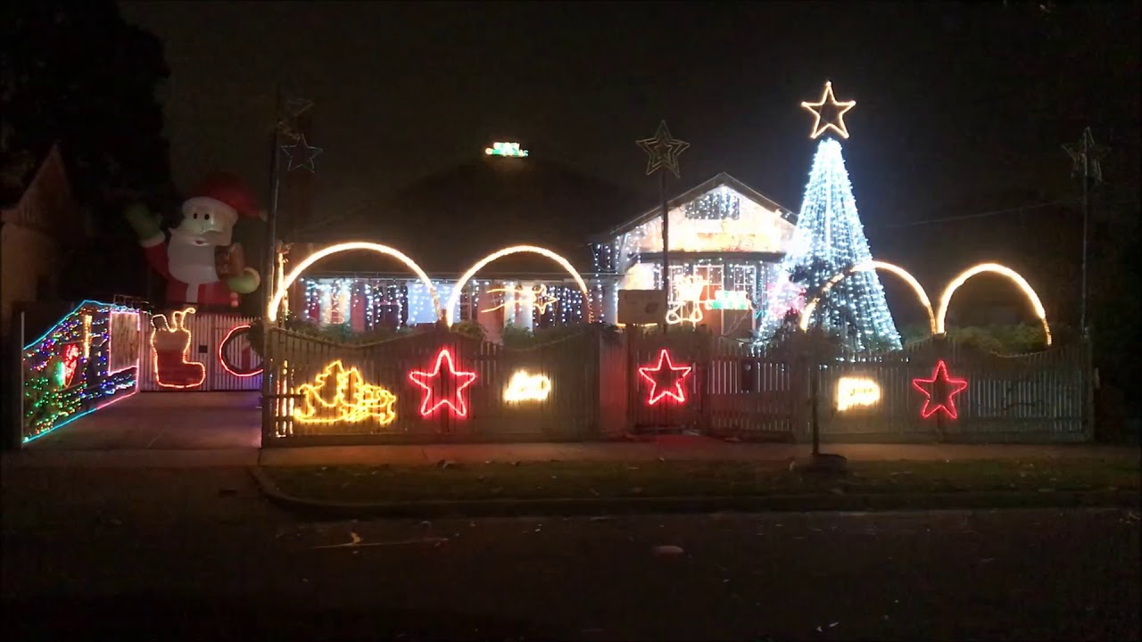 2017 We Will Rock You Computerised Melbourne Christmas Lights In inside sizing 1280 X 720