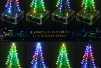 2018 Diy Christmas Tree Kit Colorful Easy Making Led Light Acrylic with regard to proportions 1000 X 1000