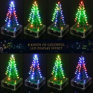 2018 Diy Christmas Tree Kit Colorful Easy Making Led Light Acrylic with regard to proportions 1000 X 1000