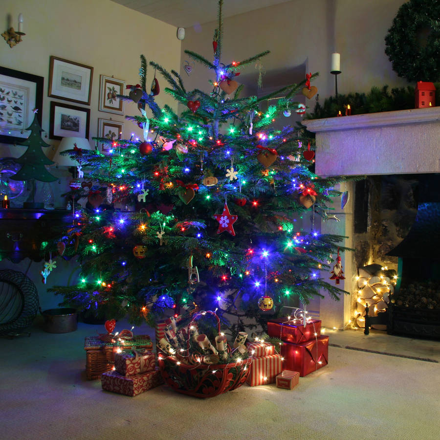 240 Multi Coloured Christmas Tree Lights Lights4fun within dimensions 900 X 900