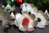 25 Vintage Punched Tin Christmas Light Reflectors Stars And throughout proportions 1500 X 1000