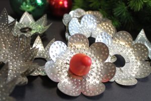 25 Vintage Punched Tin Christmas Light Reflectors Stars And throughout proportions 1500 X 1000