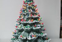 26 Vintage Ceramic Christmas Tree Holland Mold Wlights Snow intended for measurements 1200 X 1600