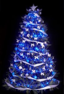 34 Blue Christmas Tree Decorations Ideas Projects To Try throughout size 1400 X 2041