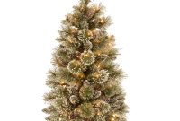 3ft Pre Lit Battery Operated Glittery Bristle Pine Burlap Artificial for sizing 1200 X 1200