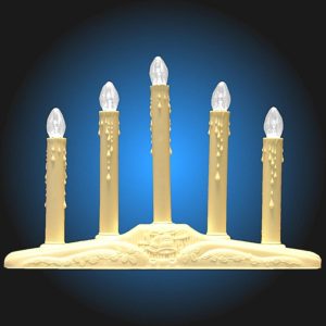 5 Light Ivory Candolier Christmas Indoor Candle Lamp Walmart for proportions 1500 X 1500