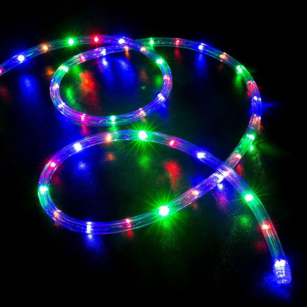50 Multi Color Rgb Led Rope Light Home Outdoor Christmas throughout measurements 1000 X 1000
