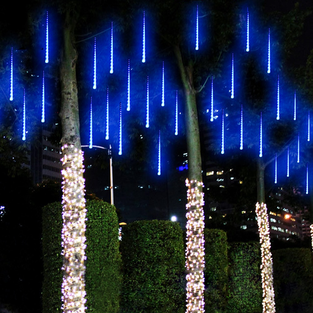 50cm Meteor Shower Rain Tubes Led Christmas Lights Outdoor Fairy inside proportions 1000 X 1000