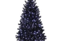 5ft 6ft 7ft Black Glitter Pine Artificial Pre Lit Led Lights with regard to dimensions 1600 X 1600