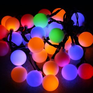 5m 30led Crystal Ball String Light Solar Decoration Festoon Lights throughout dimensions 1200 X 1200