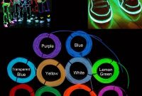 5m Flexible Neon Light El Wire Christmas Lighting Neon Rope Strobe Glowing Light Flashing For Car Bicycle Party Battery Case within sizing 1000 X 1000