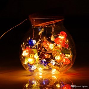 6m 20ft 40 Led Colorful Ball String Lights Usb Powered Led Fairy in size 1000 X 1000