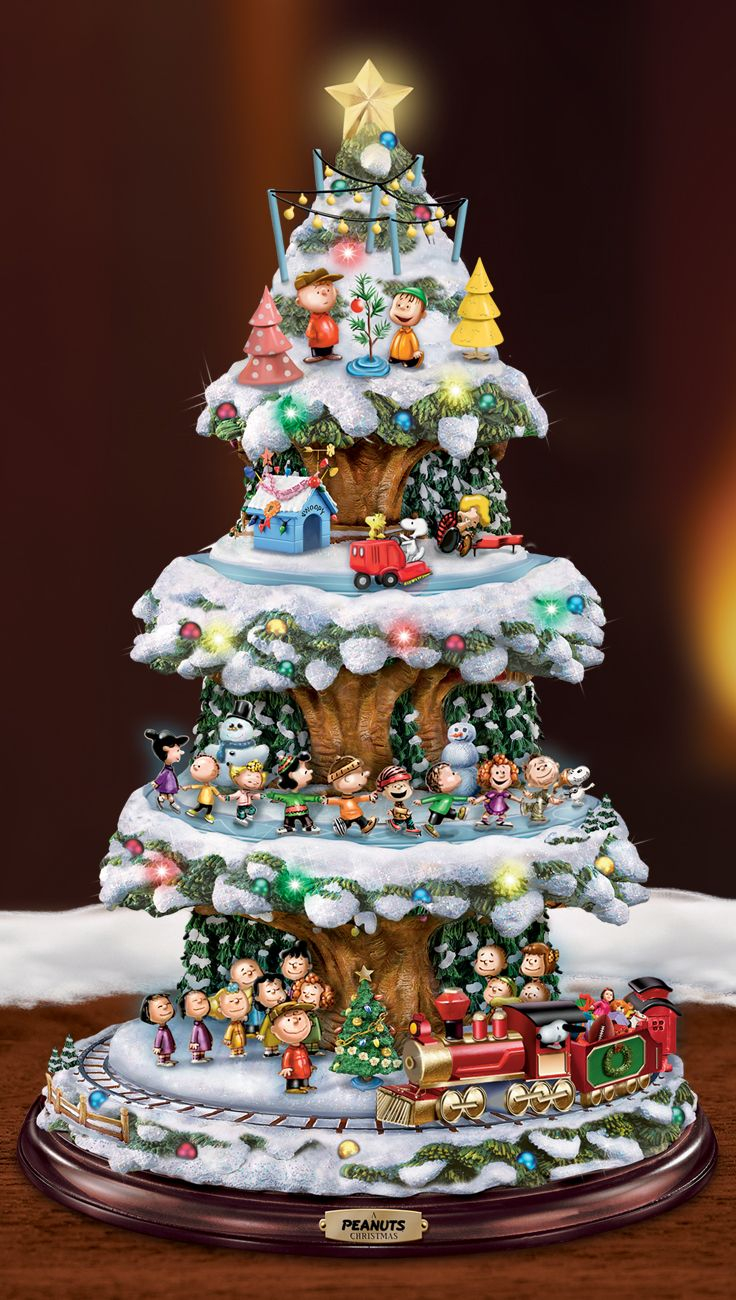 A Peanuts Christmas Tree With Lights Motion And Music I Love throughout dimensions 736 X 1300