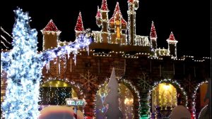 An Incredible Display Of Christmas Lights With Music At A Home In with measurements 1280 X 720