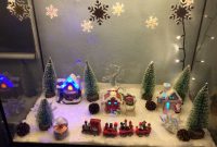 Aquarium Turned Into A Dust Proof Christmas Village Mini Christmas intended for dimensions 3264 X 2448