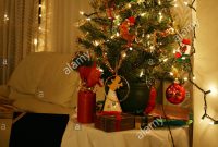 Artificial Christmas Tree Lights Stock Photos Artificial Christmas intended for proportions 866 X 1390