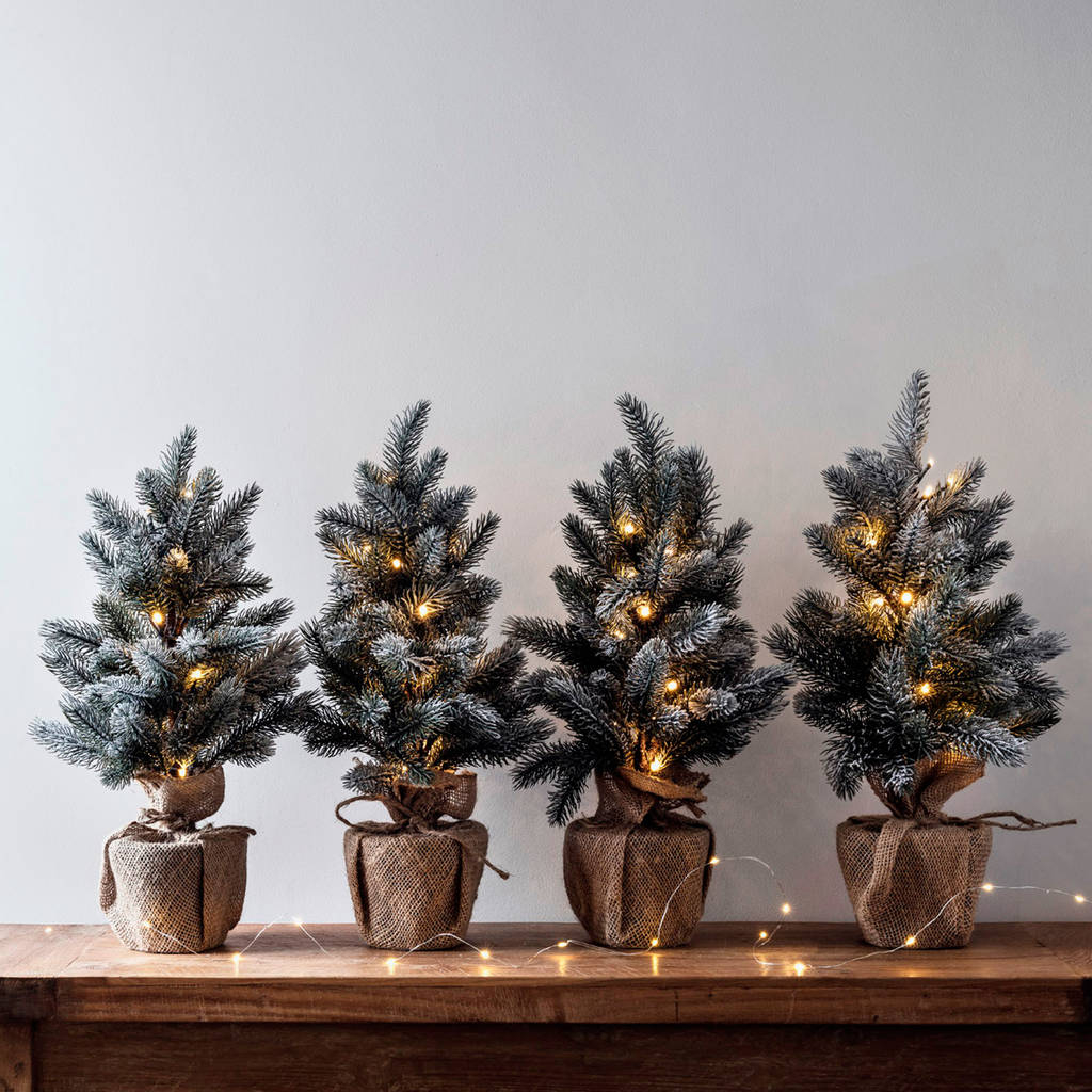 Aspen Pre Lit Mini Frosted Artificial Christmas Tree Lights4fun within proportions 1024 X 1024