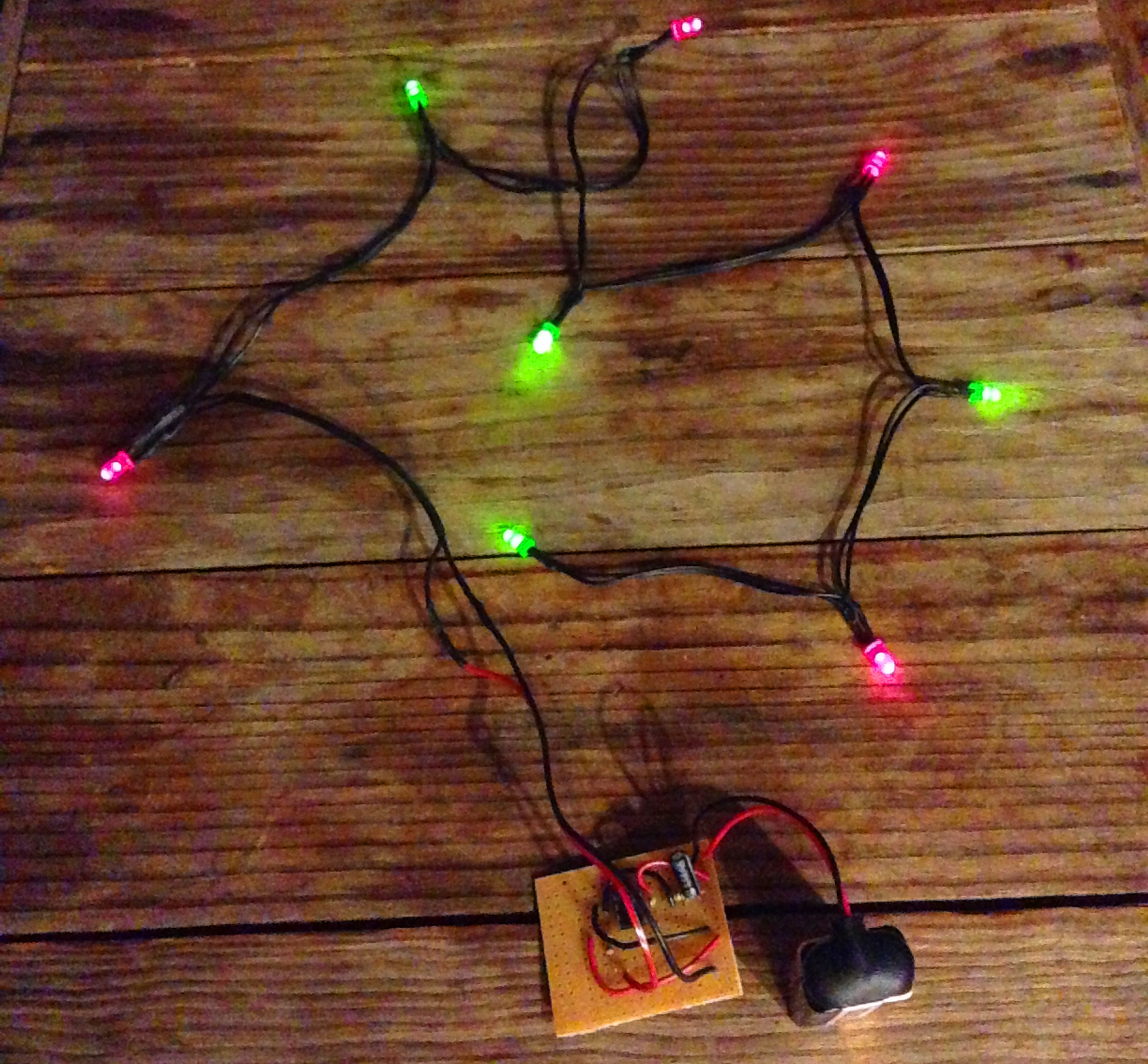 Blinking Christmas Lights Build Electronic Circuits for sizing 2448 X 2271