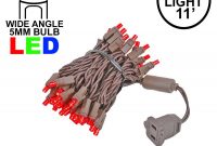 Brown Wire Wide Angle Red 50 Bulb Led Christmas Lights Sets 11 Feet pertaining to sizing 1150 X 1150