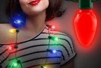 Christmas Bulb Led Necklace with proportions 1200 X 1200