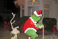 Christmas Decoration Grinch Stealing Lights Holliday Decorations regarding measurements 1502 X 1600