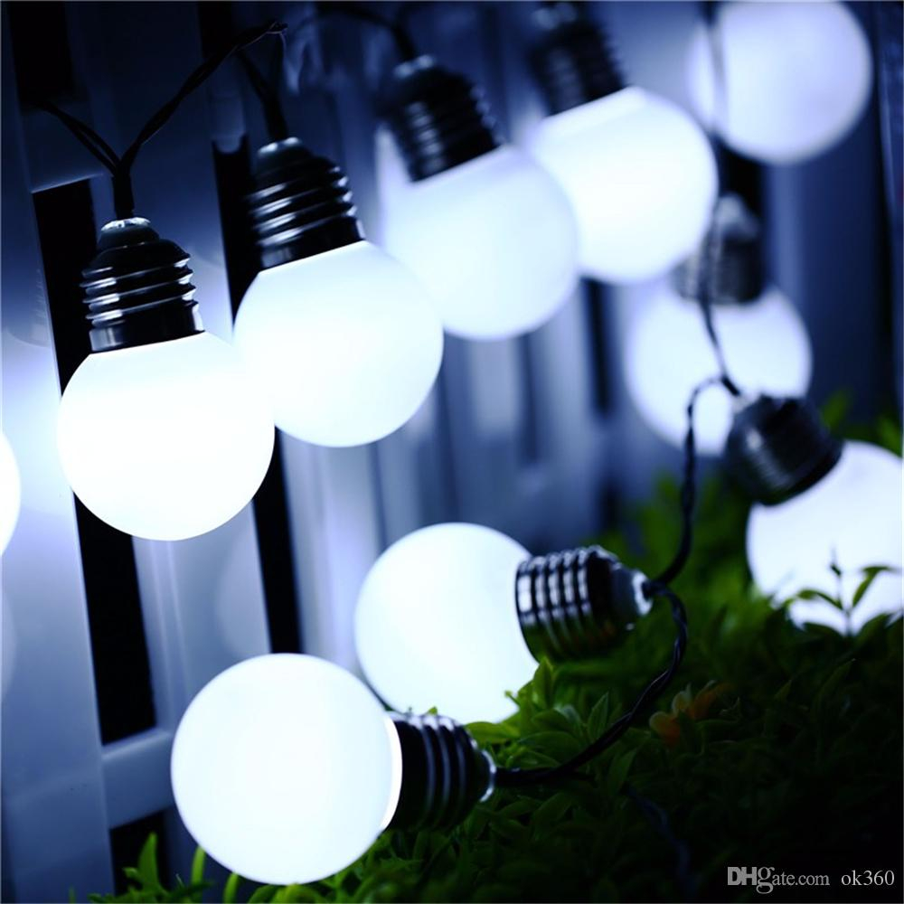 Christmas Decorations Lights G50 Solar Power String Light 10 Led intended for proportions 1000 X 1000