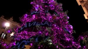 Christmas High Pink Led Light Tree Christmas Decorations On inside measurements 1920 X 1080