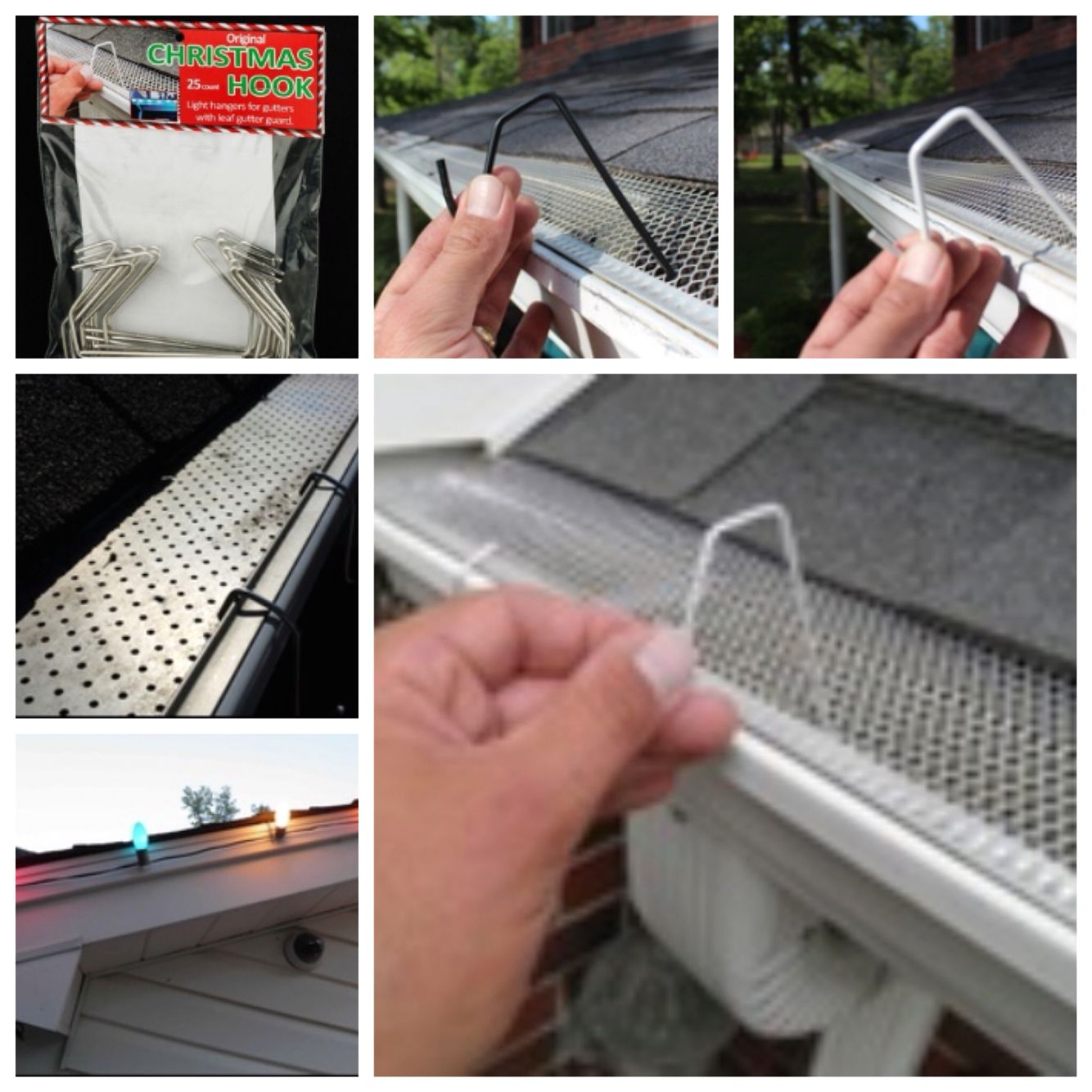 Christmas Hook Is A Christmas Light Hanger Designed For Gutters With inside sizing 1334 X 1334