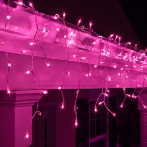 Christmas Icicle Light 150 Purple Icicle Lights White Wire pertaining to size 1200 X 1200