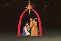 Christmas Indoor Outdoor 72 Nativity Scene Holy Family Jesus Yard inside proportions 1000 X 1000