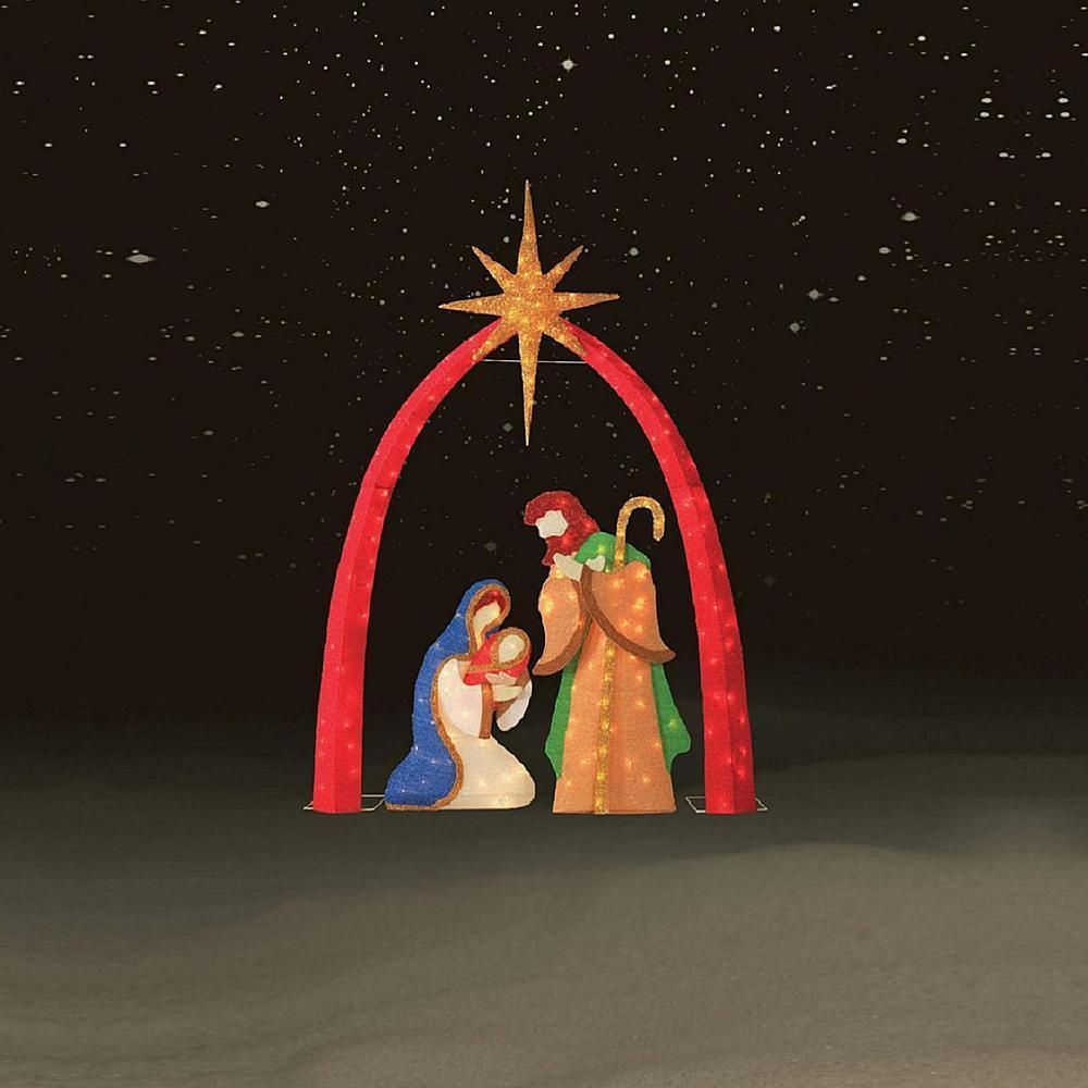 Christmas Indoor Outdoor 72 Nativity Scene Holy Family Jesus Yard inside proportions 1000 X 1000