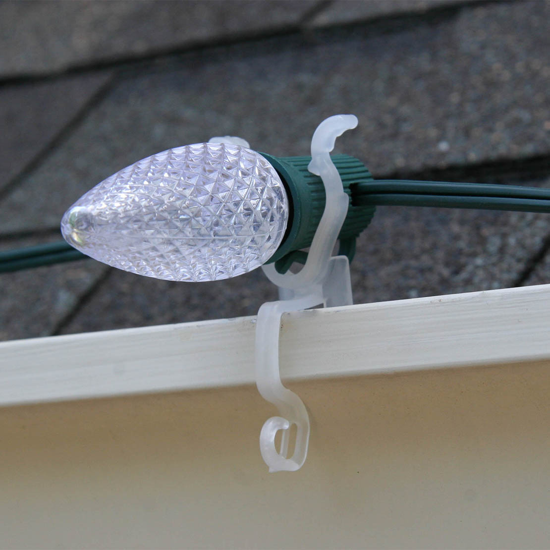 Christmas light clips for soffit