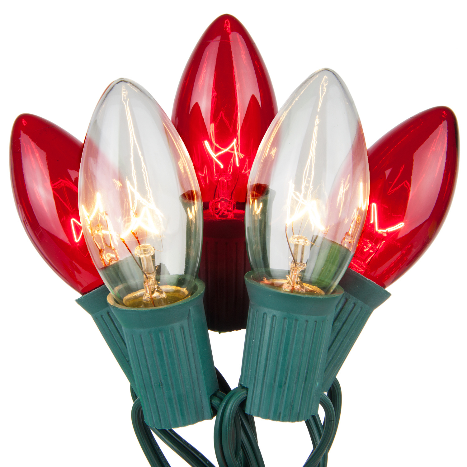 Christmas Lights C9 Clear Red Commercial Christmas Lights inside proportions 1500 X 1500