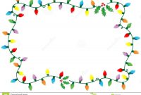 Christmas Lights Frame Stock Vector Illustration Of Energy 3425836 within proportions 1300 X 1009