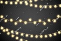 Christmas Lights Isolated On Transparent Background Stock Vector regarding size 1500 X 1600