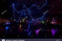 Christmas Lights Japanese Gardens Mayne Island British Columbia for size 1300 X 956