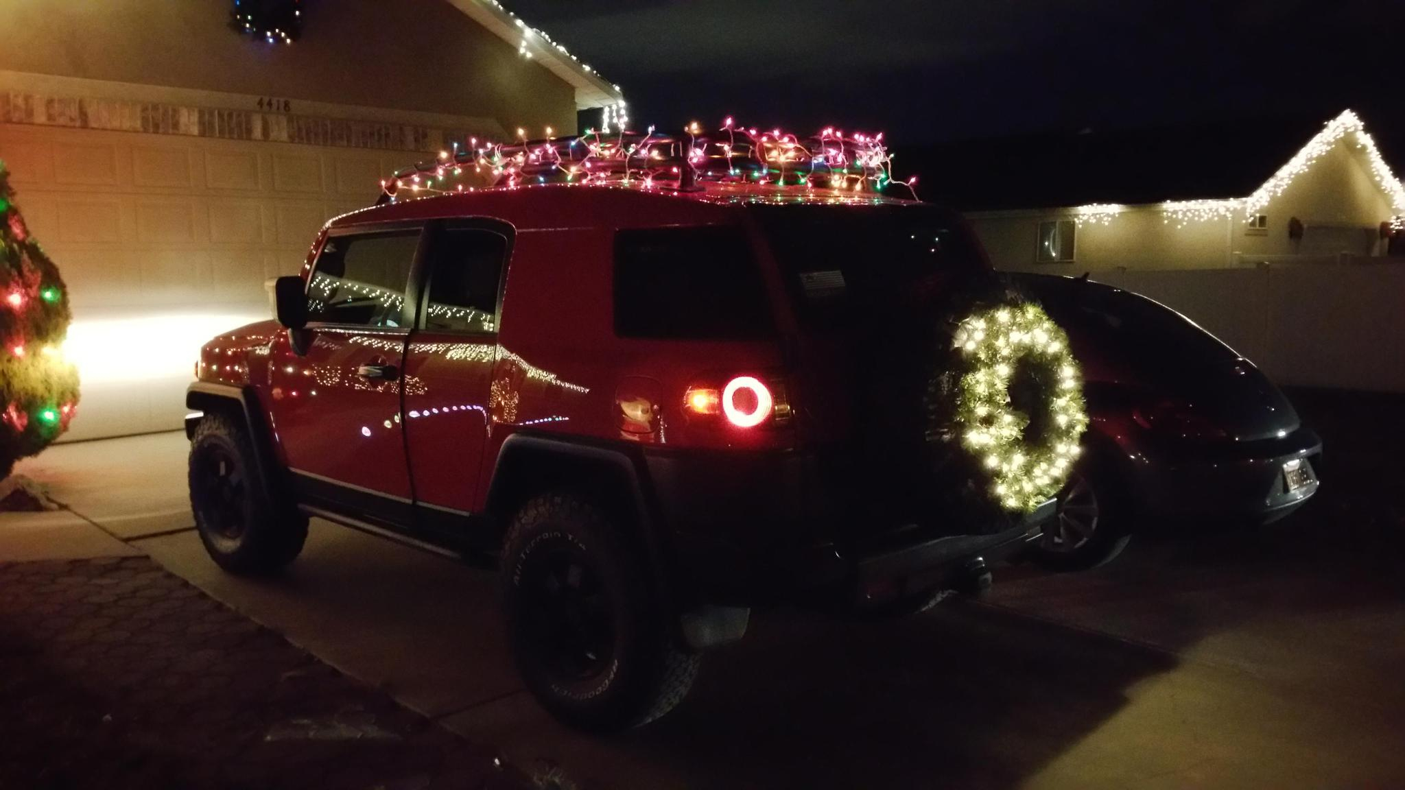 Christmas Lights On The Roof Rack Page 21 Toyota Fj Cruiser Forum in dimensions 2048 X 1152