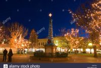 Christmas Lights Plaza Santa Fe Stock Photos Christmas Lights in measurements 1300 X 926