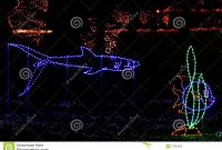 Christmas Lights Tropical Fish And Shark Stock Image Image Of inside size 1300 X 957