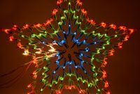 Christmas Multi Colour Led Star Silhouette Window Decoration 8 in size 1500 X 1500