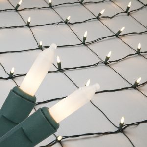 Christmas Net Lights 4 X 6 Net Lights 150 Frosted White Lamps with regard to size 2880 X 2880