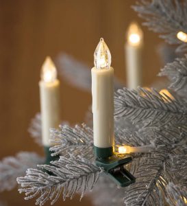 Clip On Christmas Tree Candle Lights Set Of 10 Holiday Lighting intended for measurements 1000 X 1100