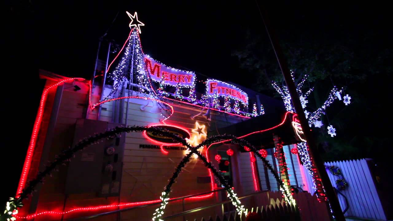 Crazy Xmas Lights Synchronized To Music Wild Lights Curse Of The within proportions 1280 X 720
