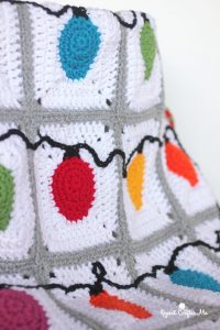 Crochet Christmas Lights Blanket Holiday Crochet Crochet with sizing 728 X 1092