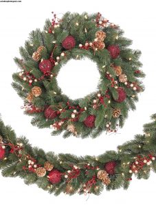 Decorative Garland Hawthorne Prelit Christmas Garland Clear Lights with regard to dimensions 1185 X 1563