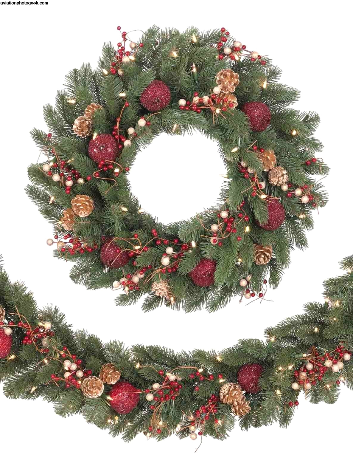 Decorative Garland Hawthorne Prelit Christmas Garland Clear Lights with regard to dimensions 1185 X 1563